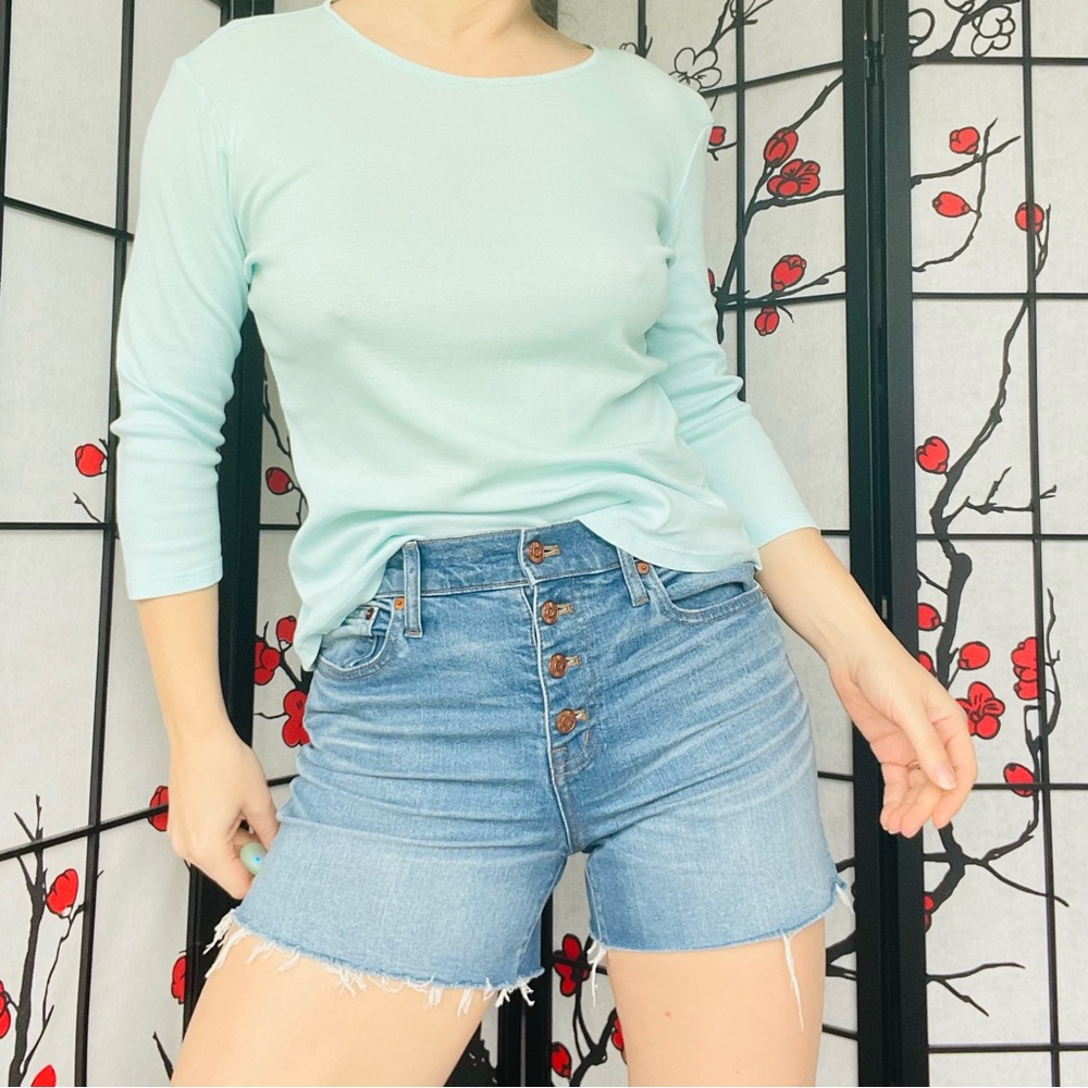MADEWELL Extreme High Rise Button up Fly Destroyed - Picture 4 of 14